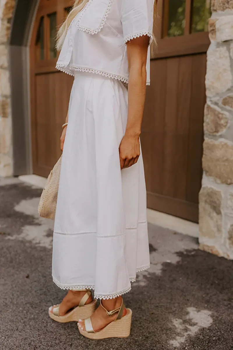 Cotton Skin-friendly Solid Color Women's Skirt