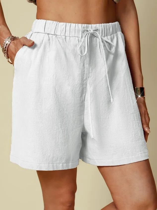 Casual Summer Cotton Loose Shorts