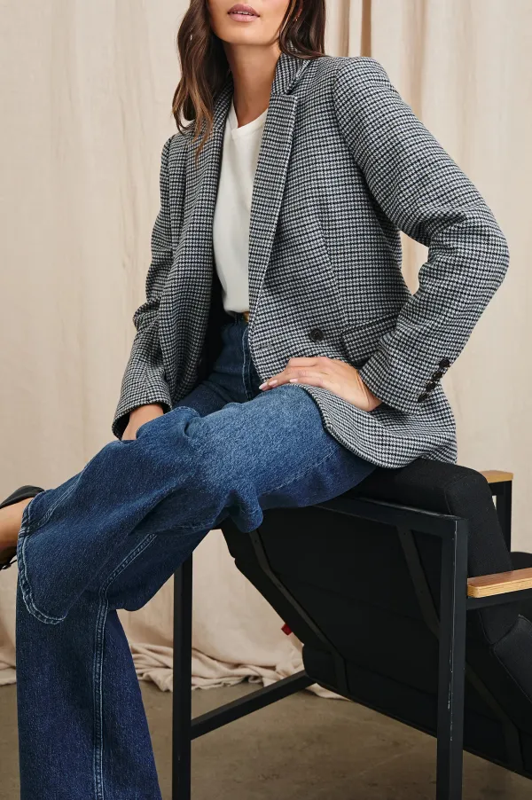 Coarse-Napped Pattern Business Casual Suit