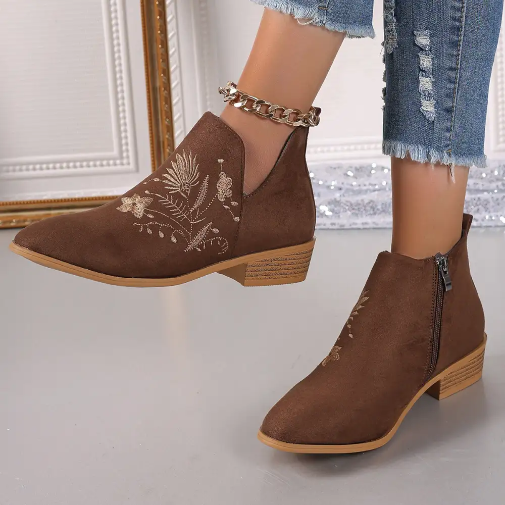 Easygoing Heels Block Heel Boots