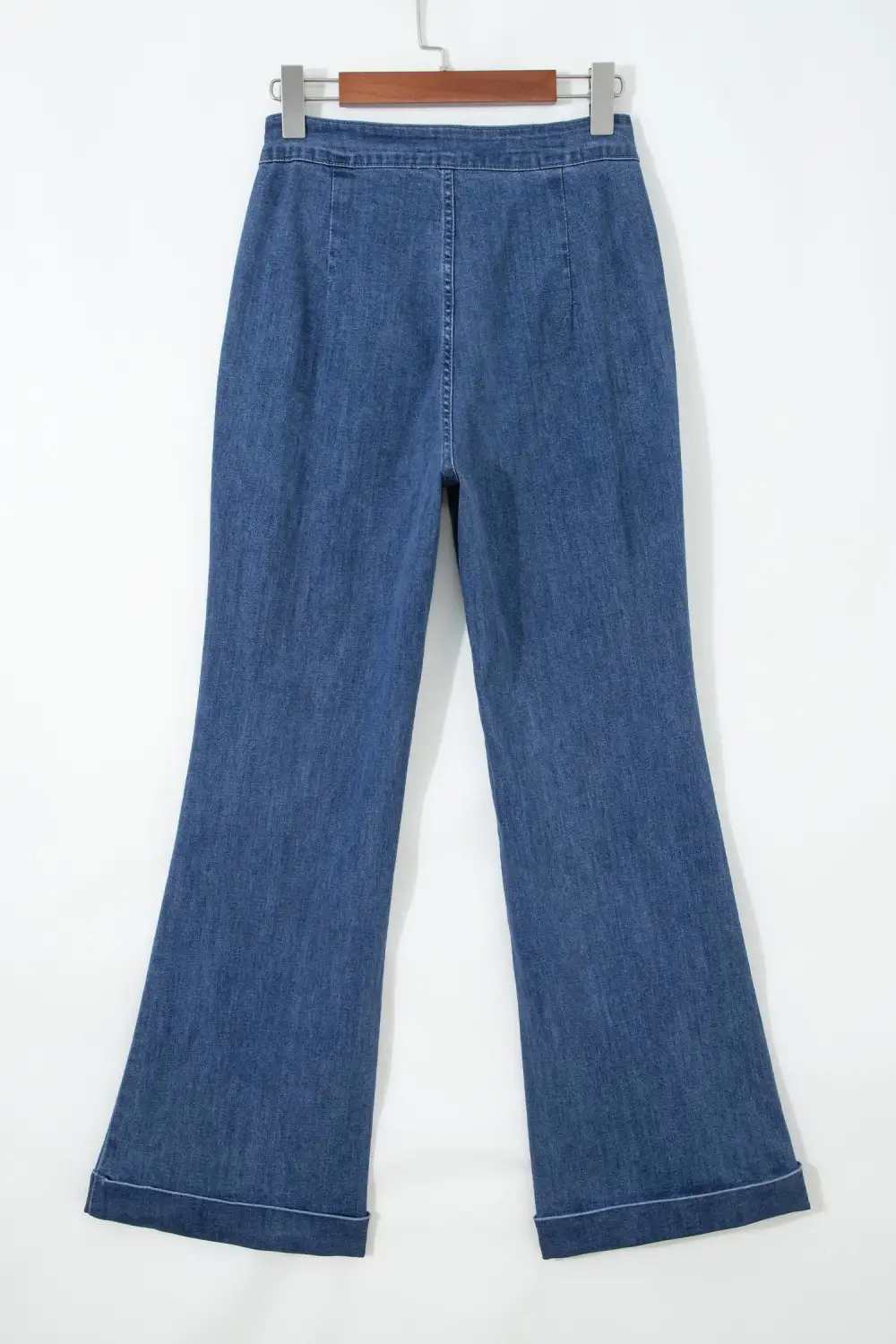 Wide Leg Denim Trousers