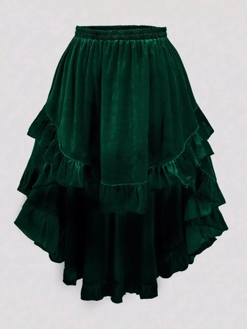 Ruffle Ruffled Skirt