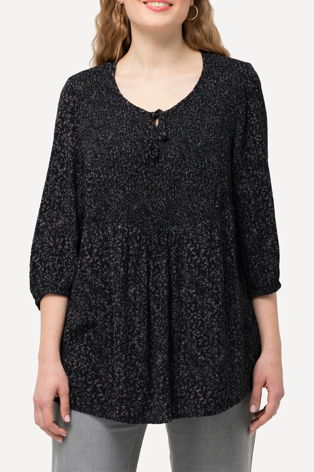 Women's Waist Pleated Top