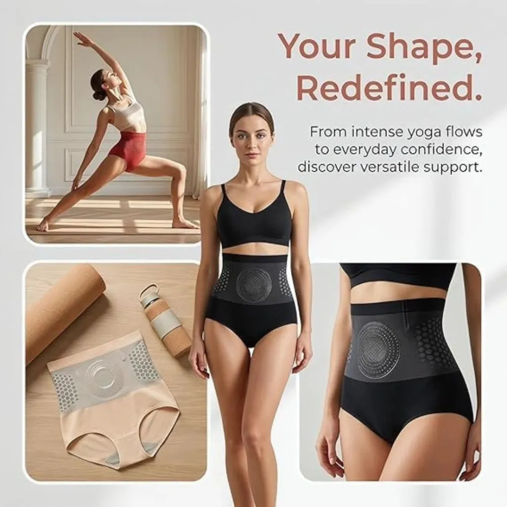 Honeycomb Tummy Control Panties, Tight, Soft, Comfortable, Skin-Friendly Fit, Breathable, Seamless, High-Waist, Multiple Colors