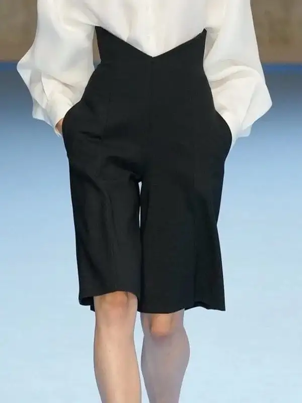 Losse Zakken Effen Kleur Shorts Bodems