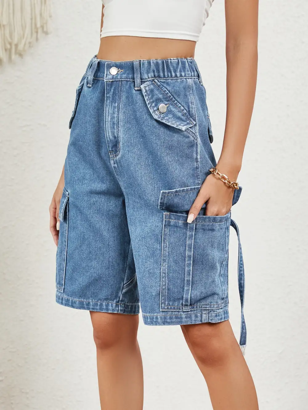 Relaxed Clean Pocket Detail Shorts