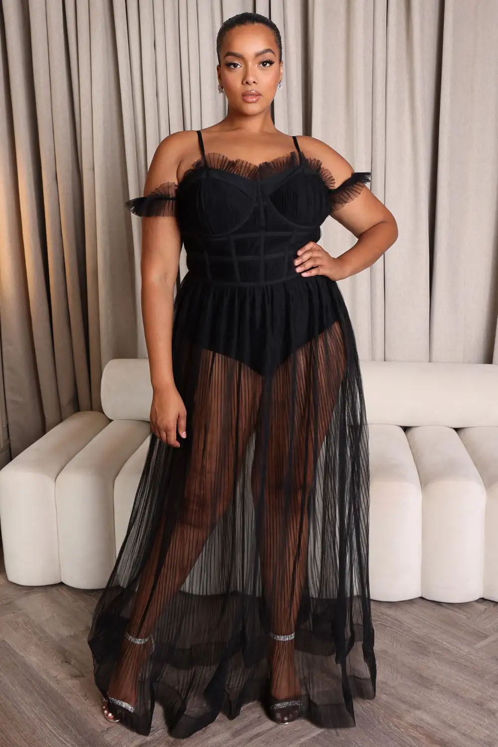 Icon Living Maxi Dress - Black