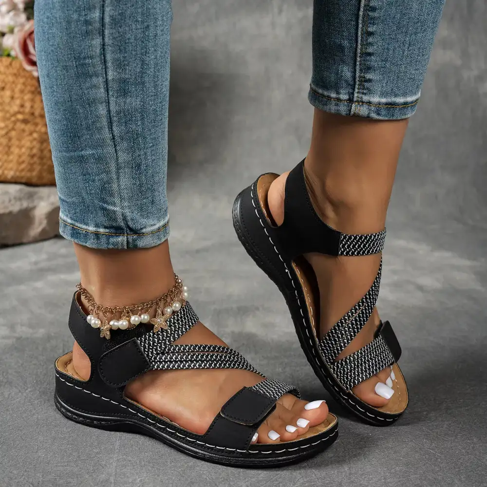 Everyday Wedge Open Sandals