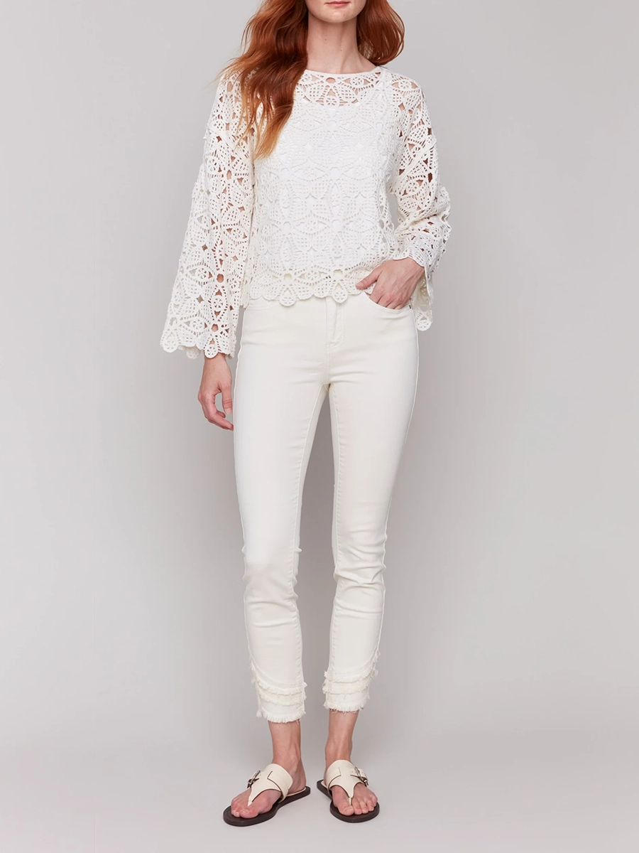 Elegant And High-End Art Pattern Women's Top