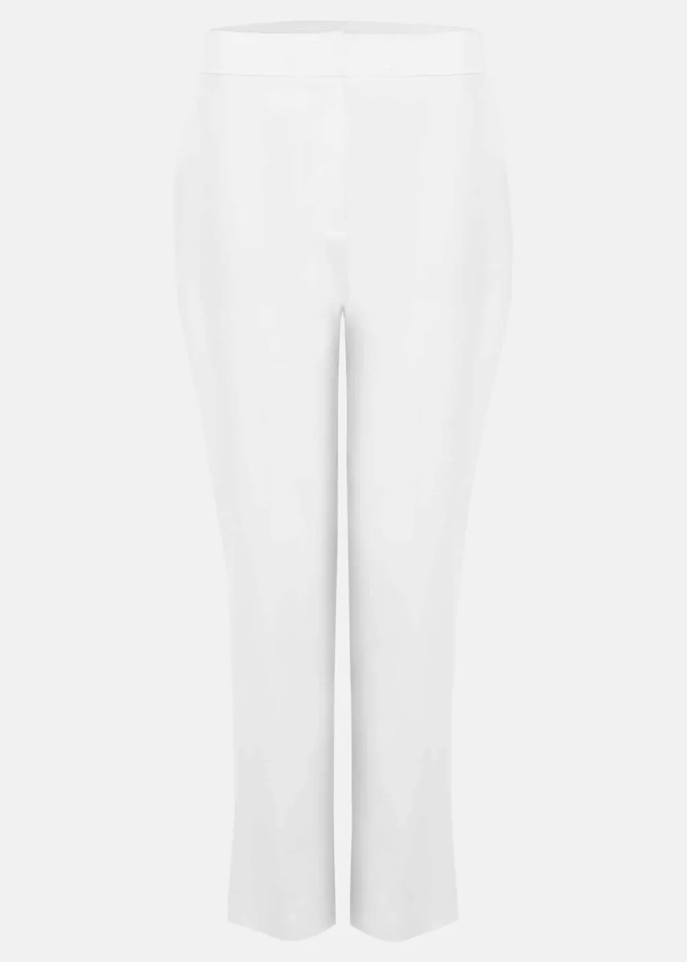 White Business-Style Women's Suit Pants