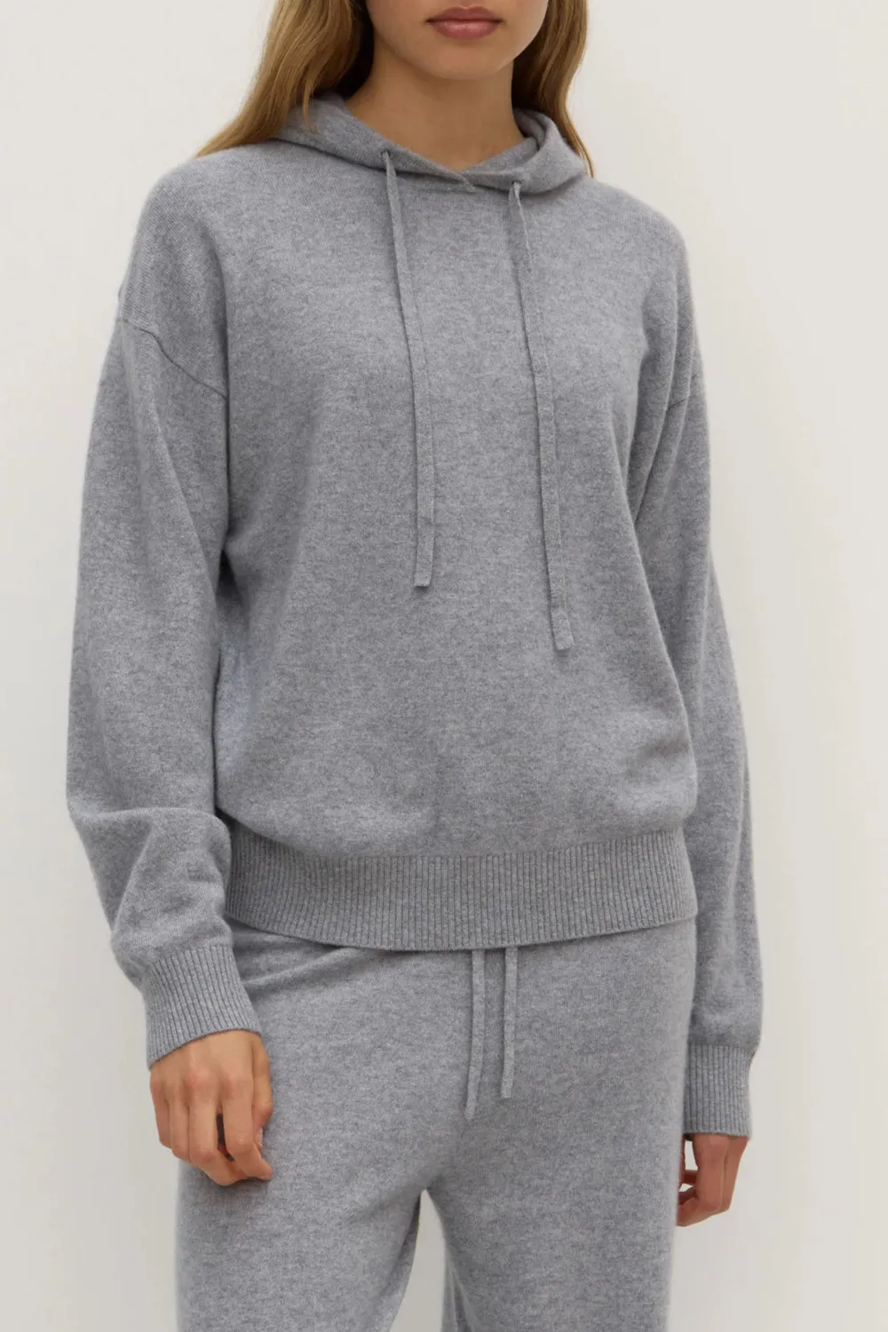 Loose Knit Sweater With Dropped Shoulders