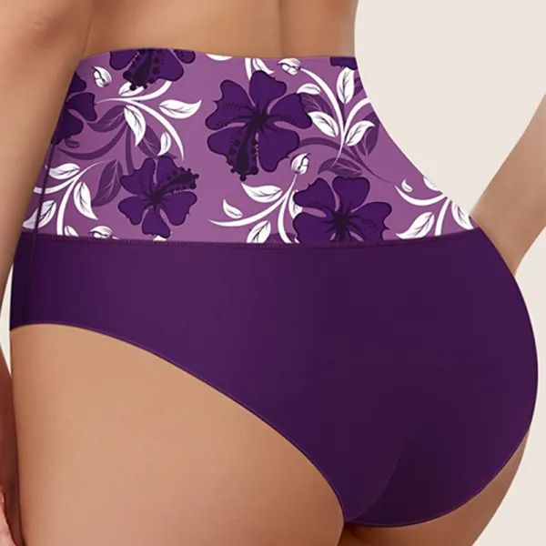 Plus Size Print Breathable Panty