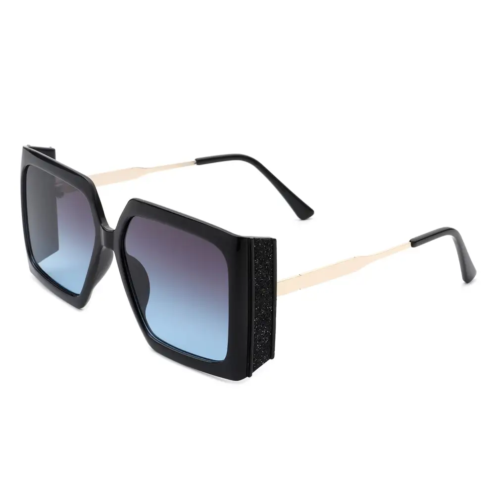 Knotted Square Frame Sunglasses