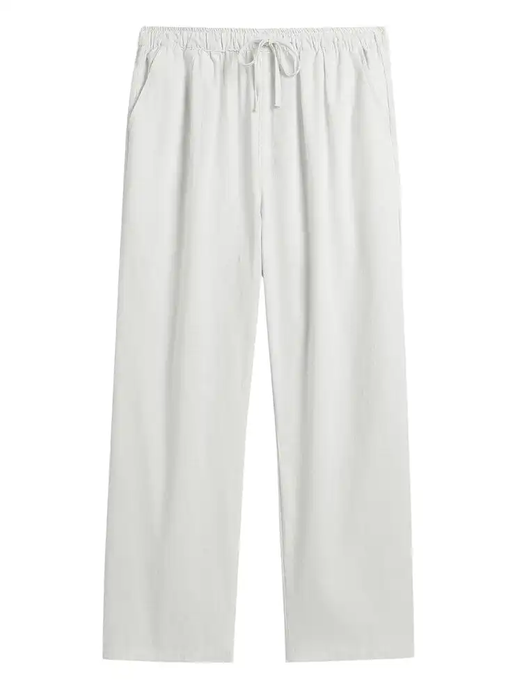 Tapered Straight Leg Pants