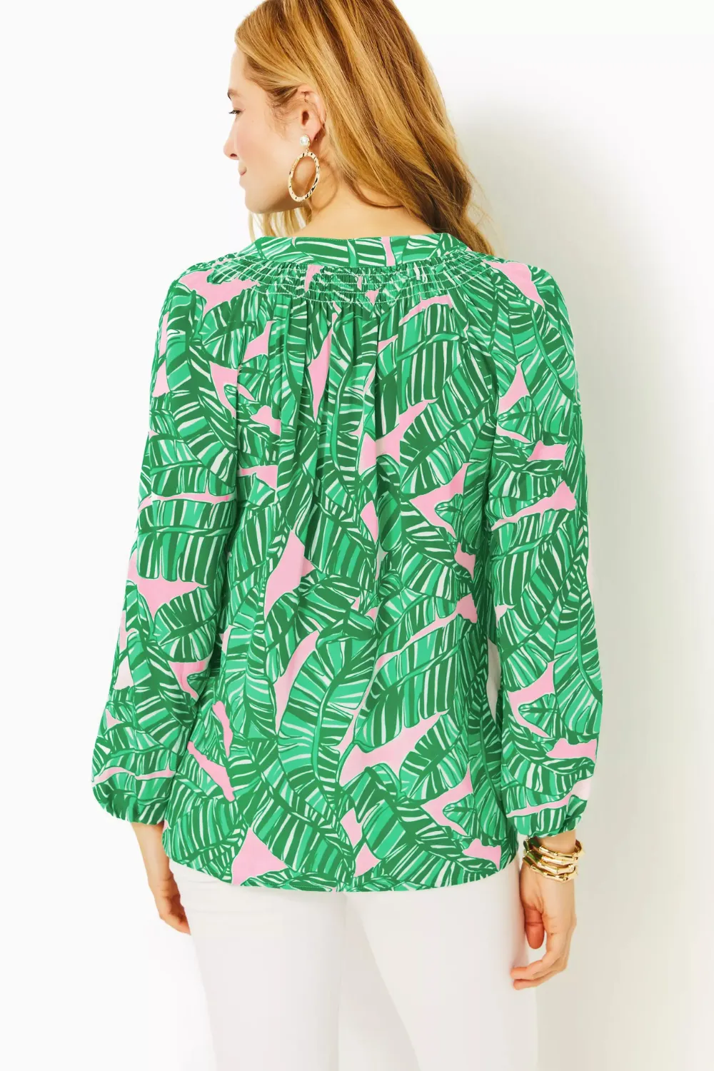 Lilly Pulizter Elsa Silk Top - Let's Go Bananas