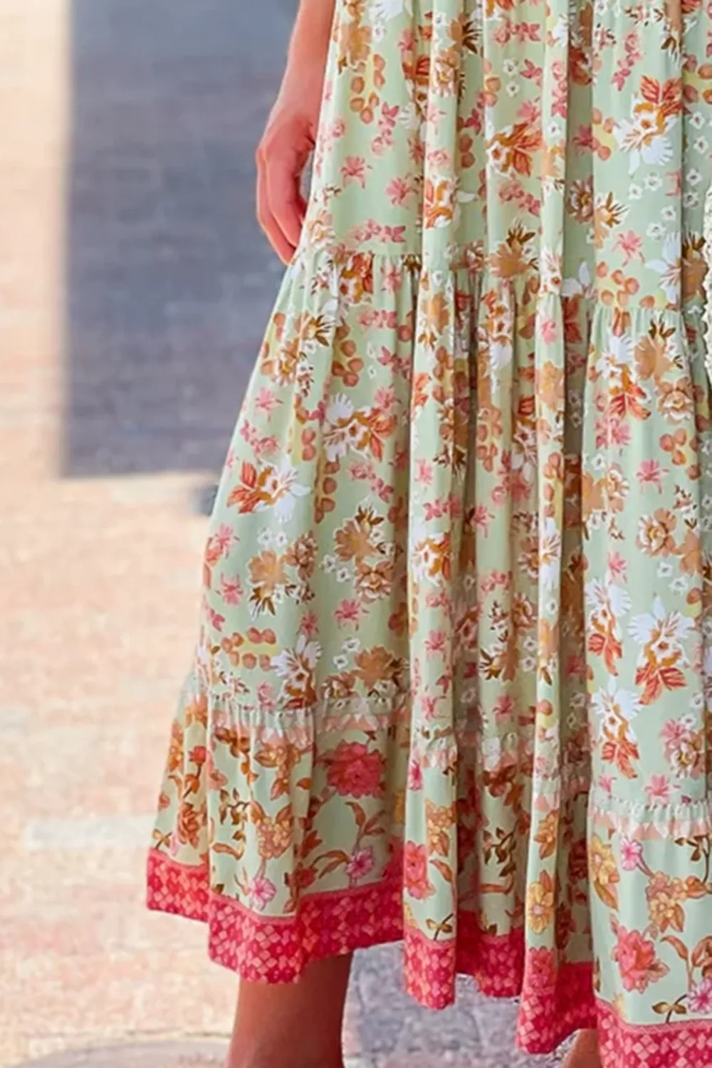 Yellow Floral Loose Dress