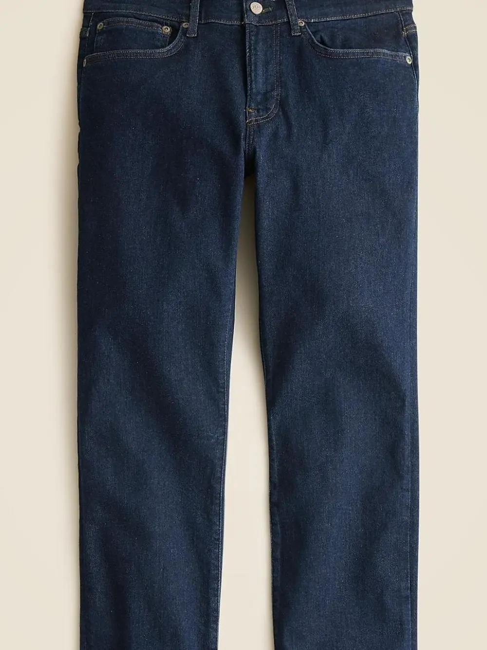 Classic Dark Denim Straight Leg Jeans