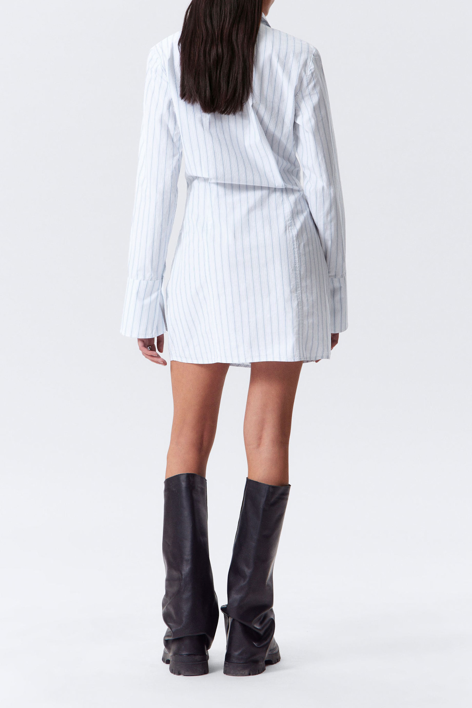 Asymmetric Button Up Dress