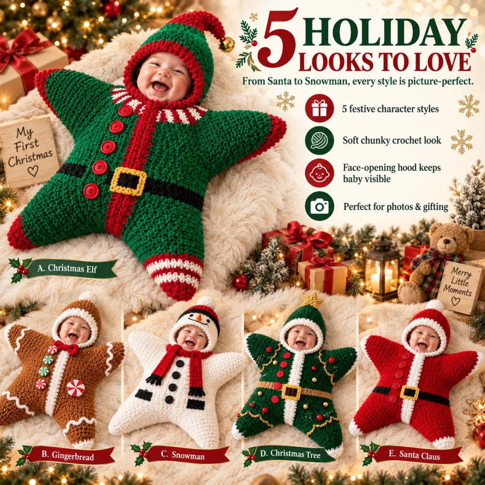 Baby's First Christmas Keepsake Star Outfit