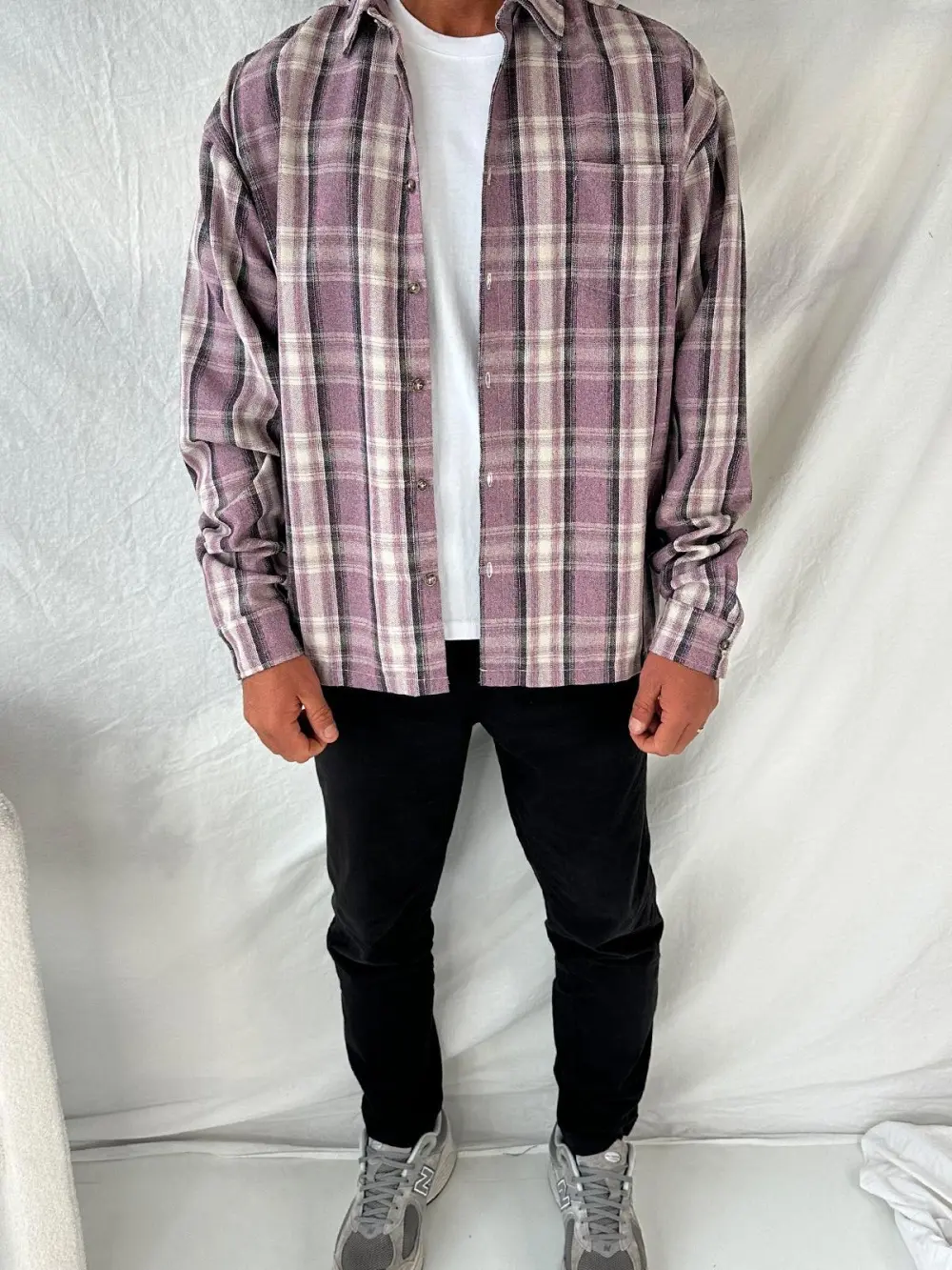 Casual Versatile And Comfortable Lilac Shirt