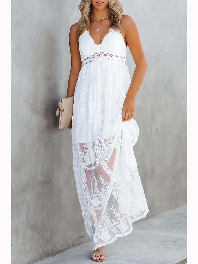 Allure Bohemian Lace Maxi Dress