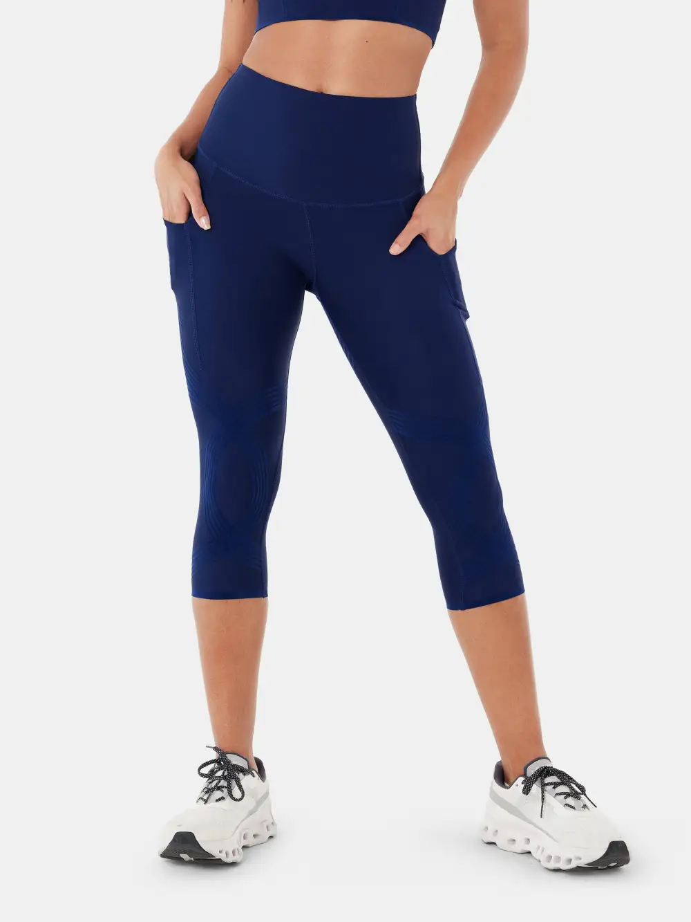 Body Sculpt Side Pocket Capri Leggings