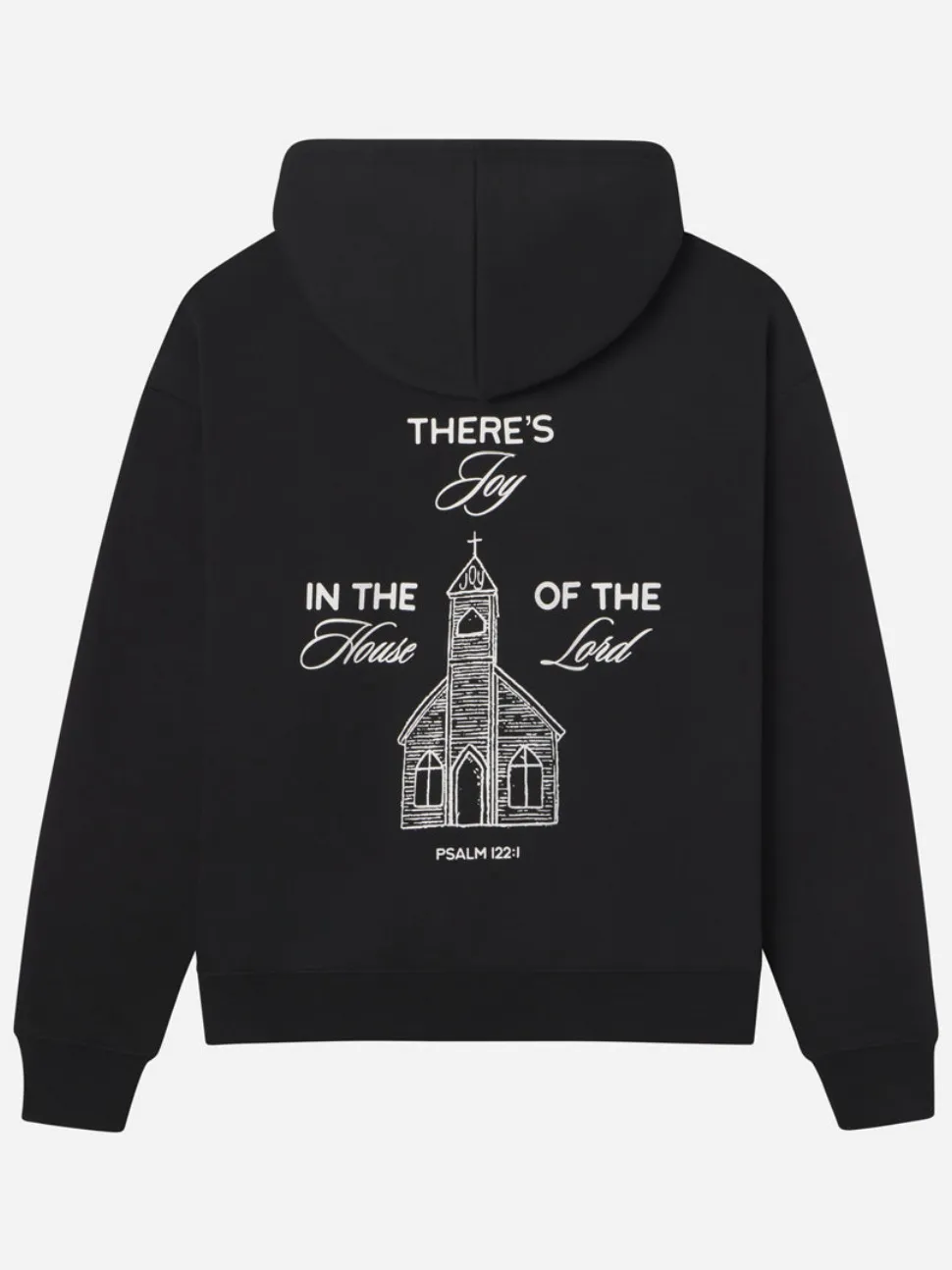 Women's Church Graphic Print Hooded Long-Sleeve Sweatshirt