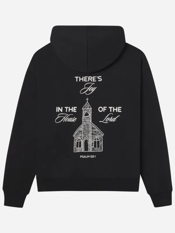 Women's Church Graphic Print Hooded Long-Sleeve Sweatshirt