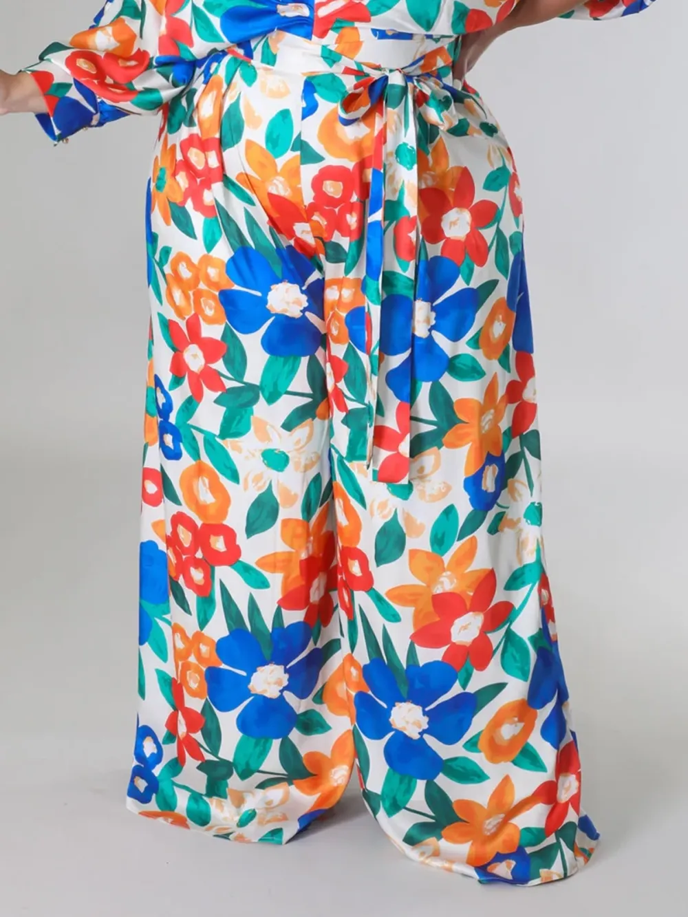 Plus-Size Fashion Printed Jumpsuit For Women