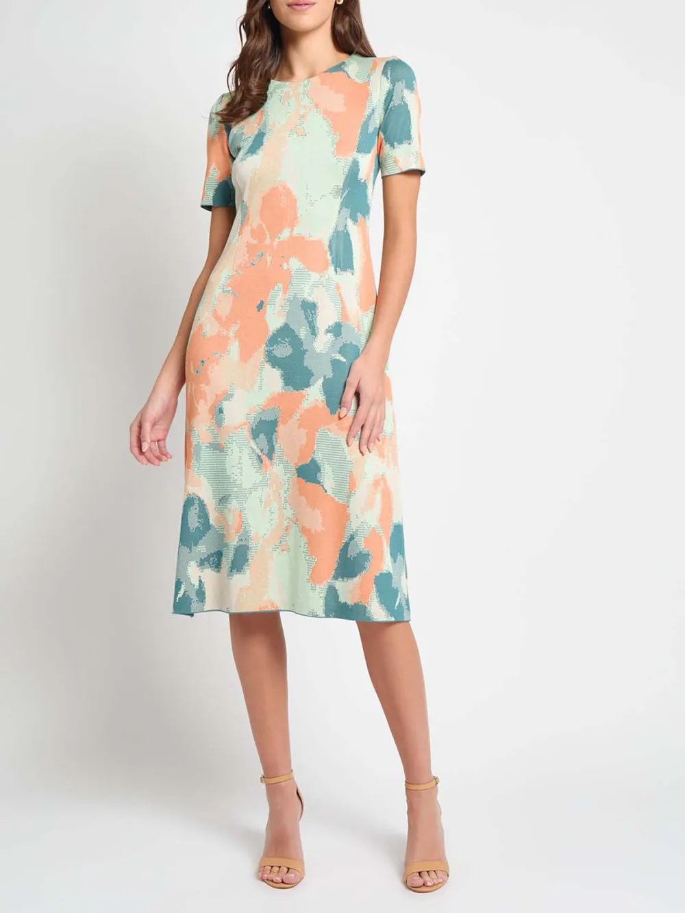 Colorful Fitted Dress