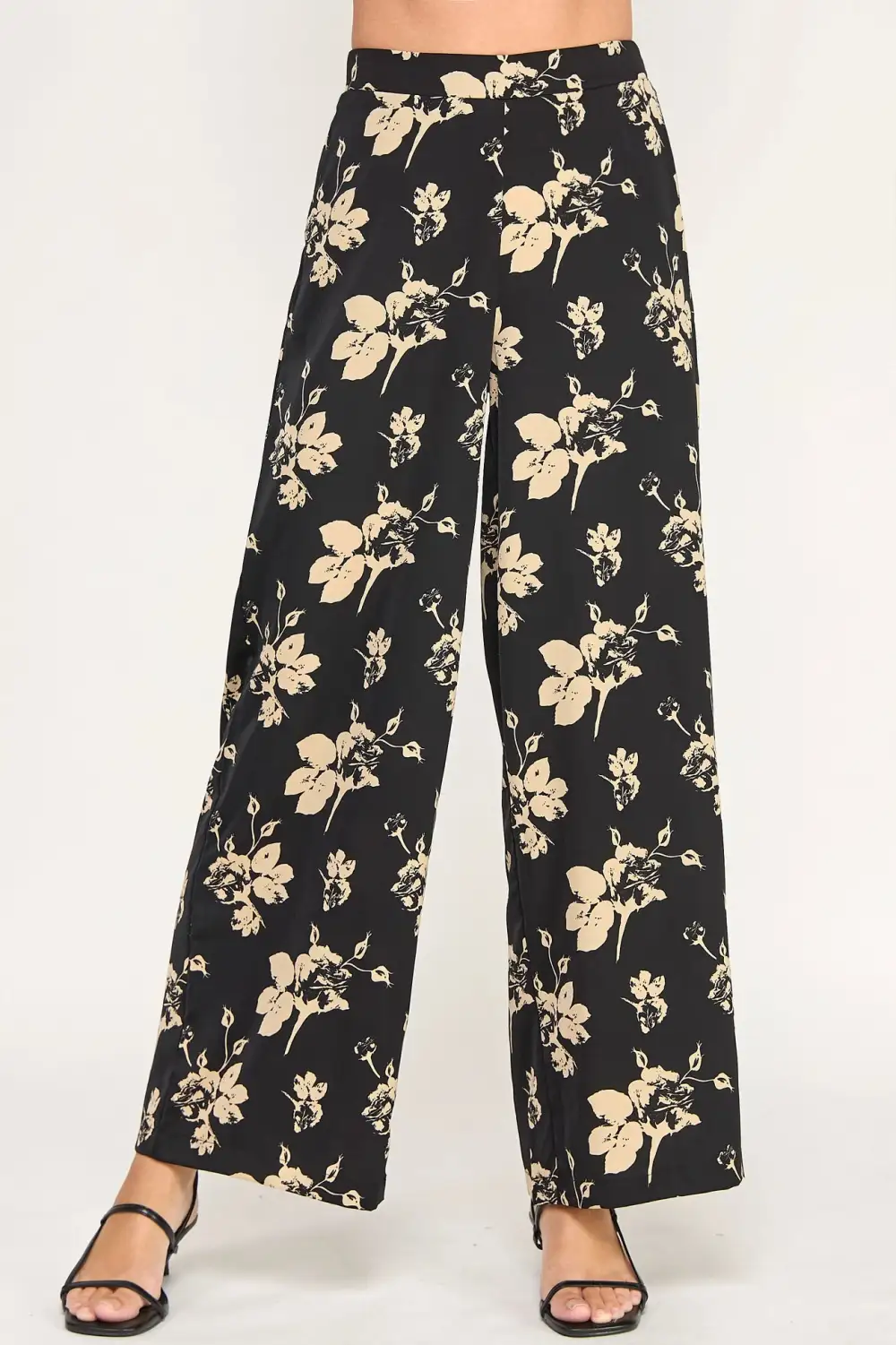 Flowy Wide Leg Trouser Pants