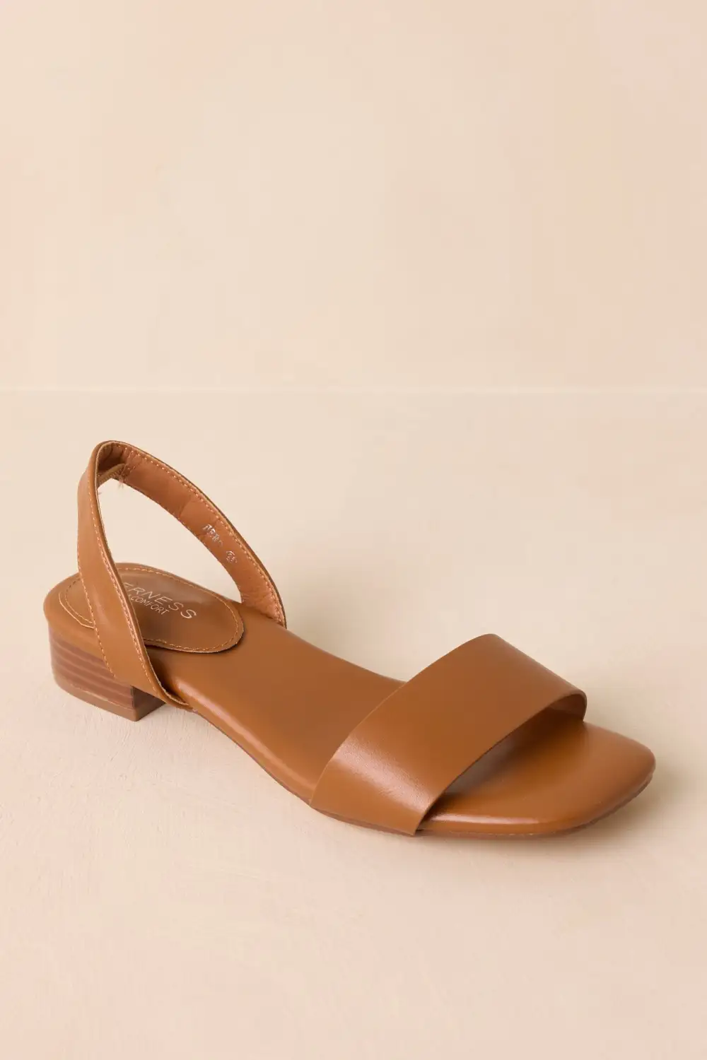 Calm Faux Leather Leather Sandals