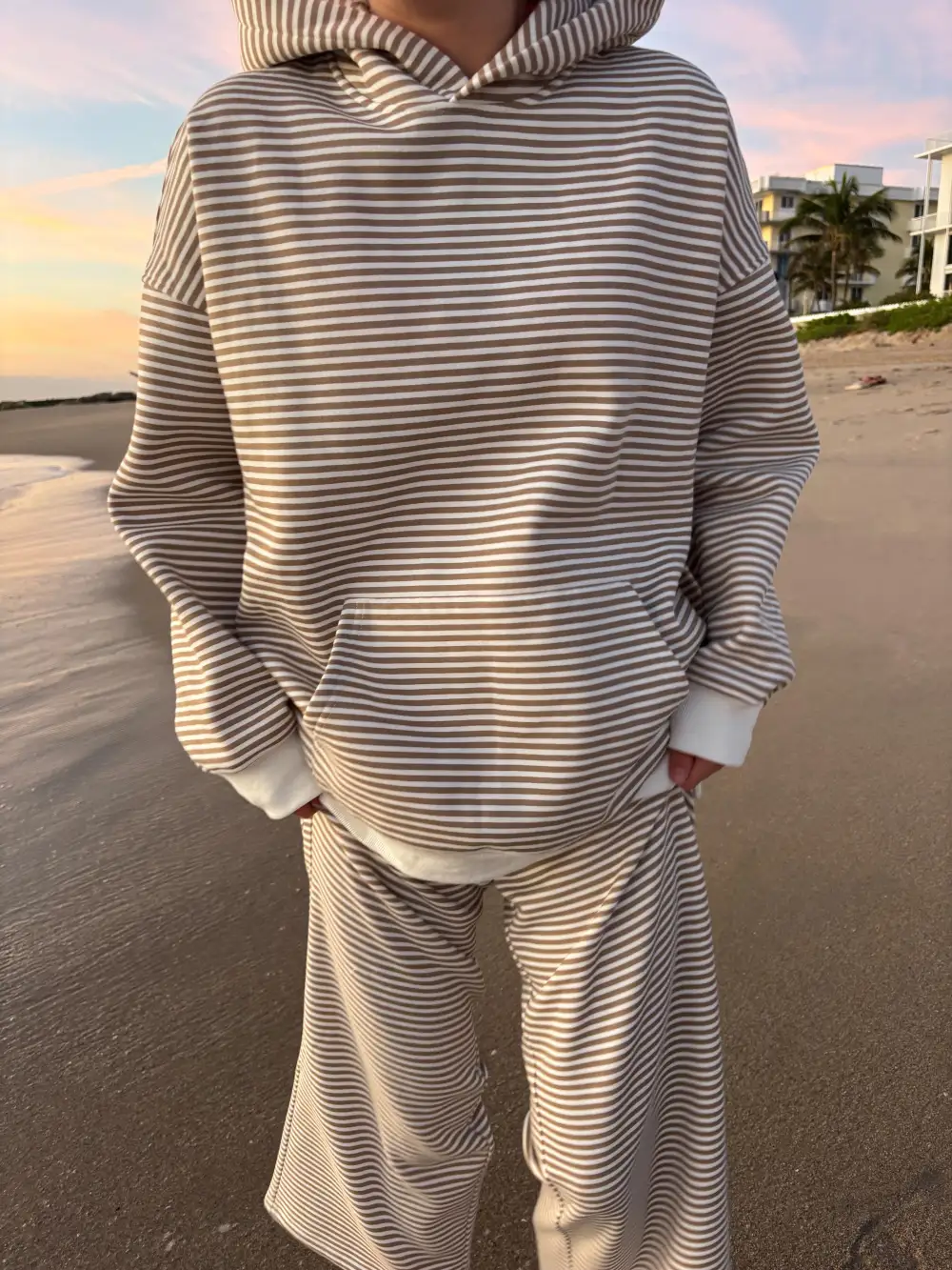 And Big Striped Hoodie
