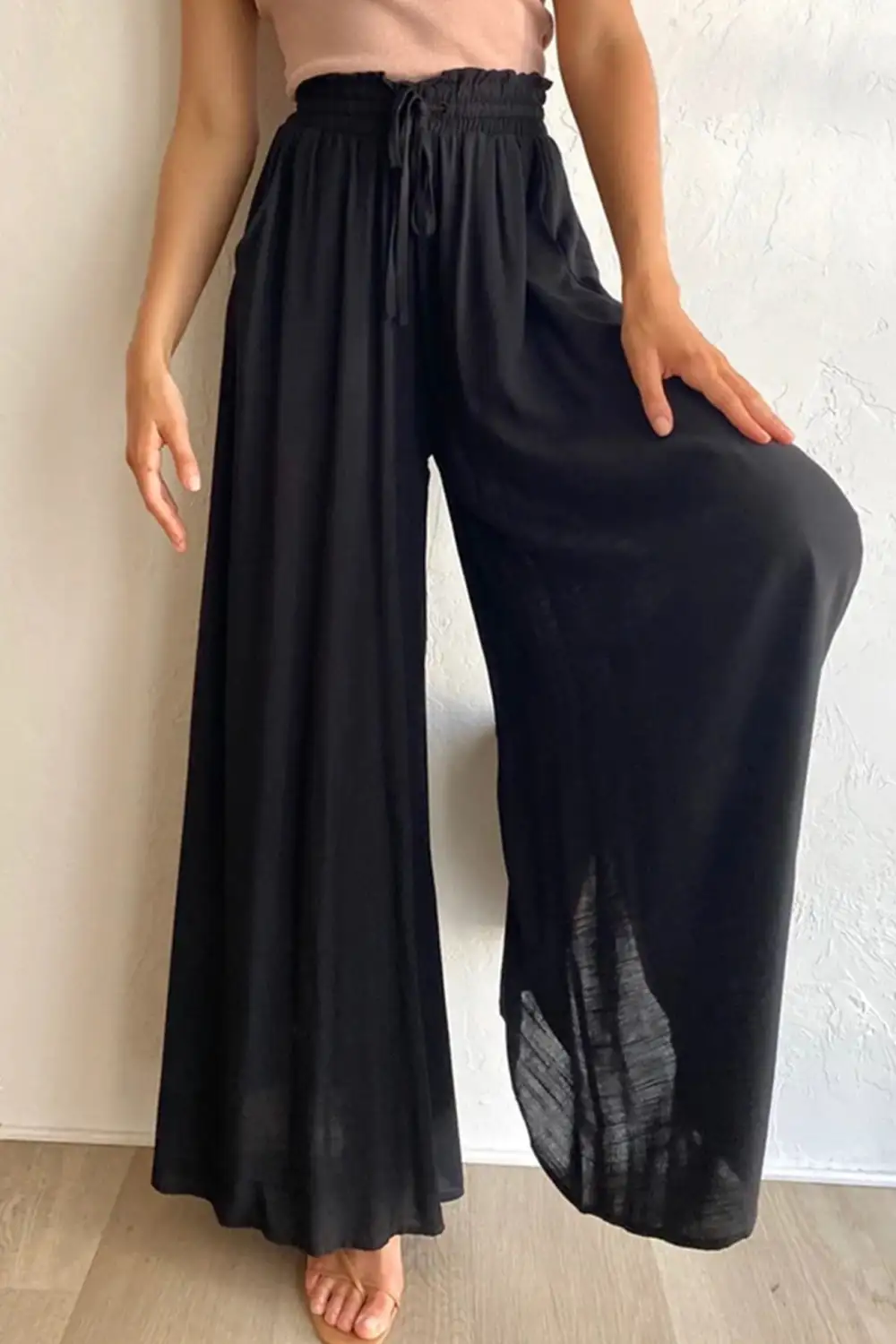 Easy Waist Wide Leg Pants