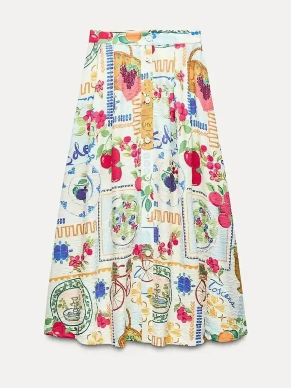 Button Front Ruched Coordinated Set