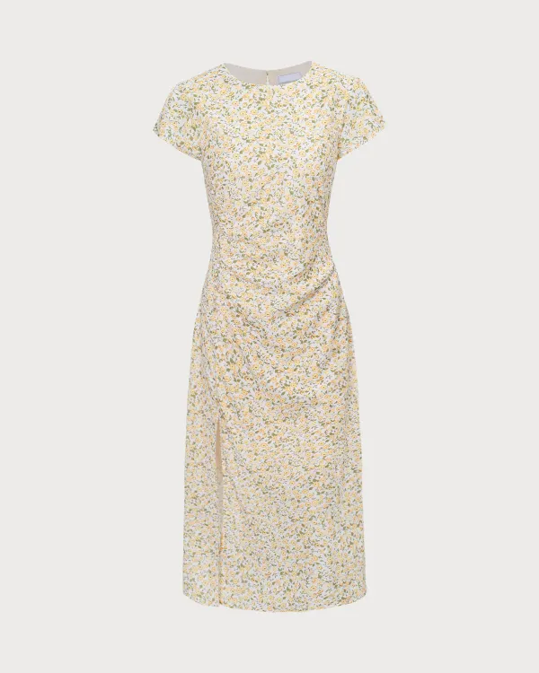 Floral Mid-Length Dress
