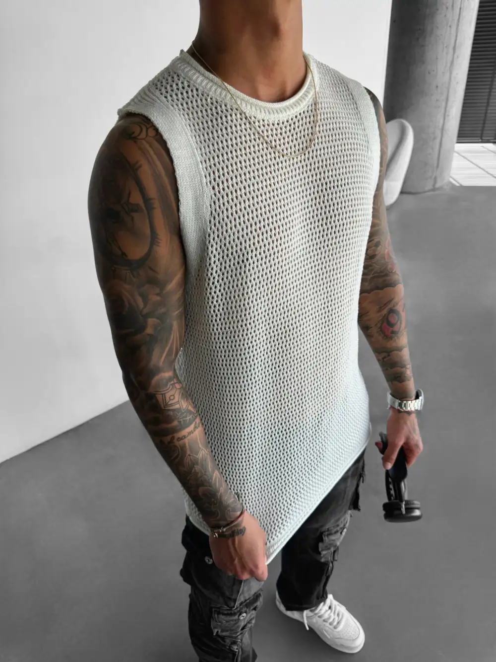 Weekend Relaxed Textured Tank Top