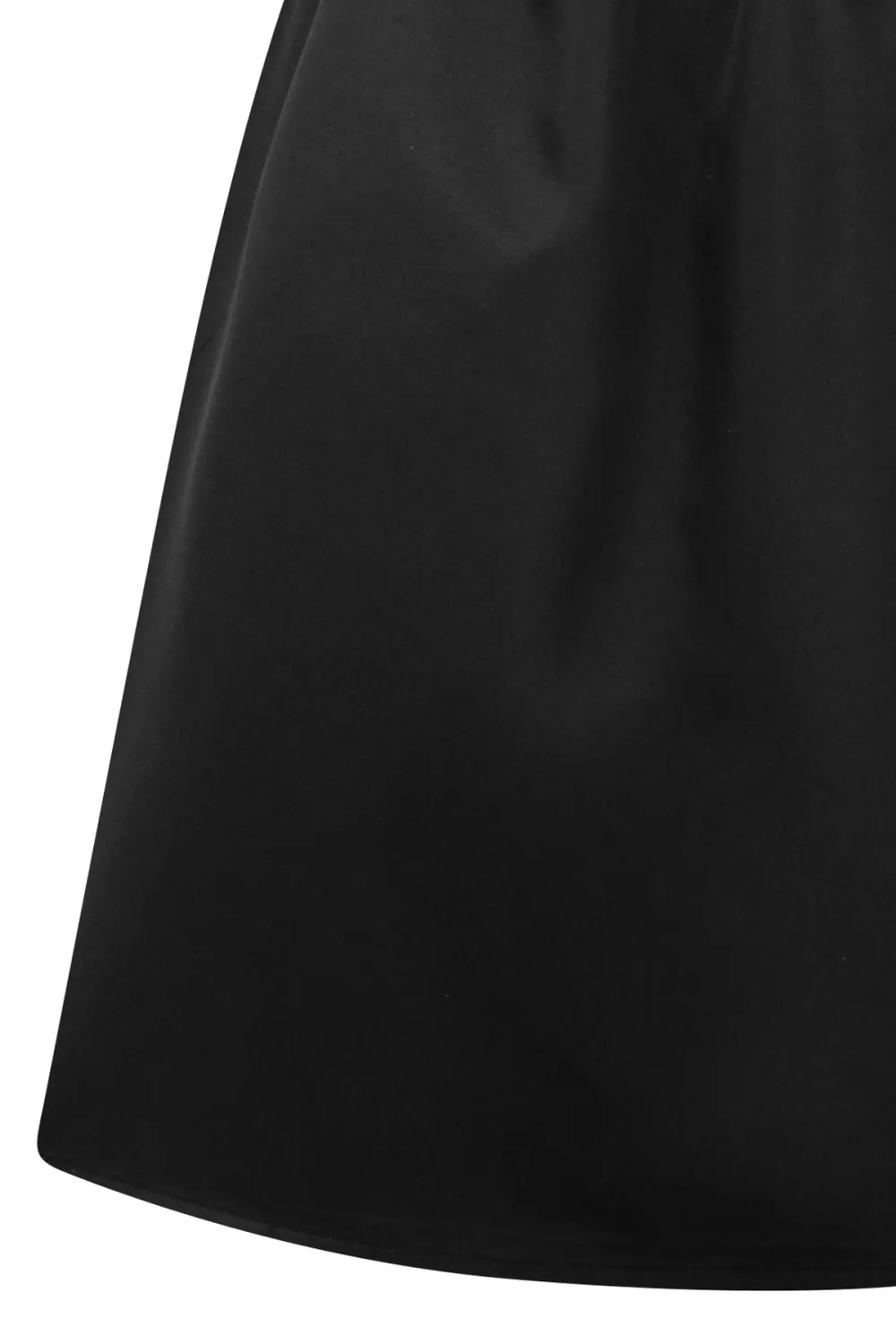Elasticated Short-Black