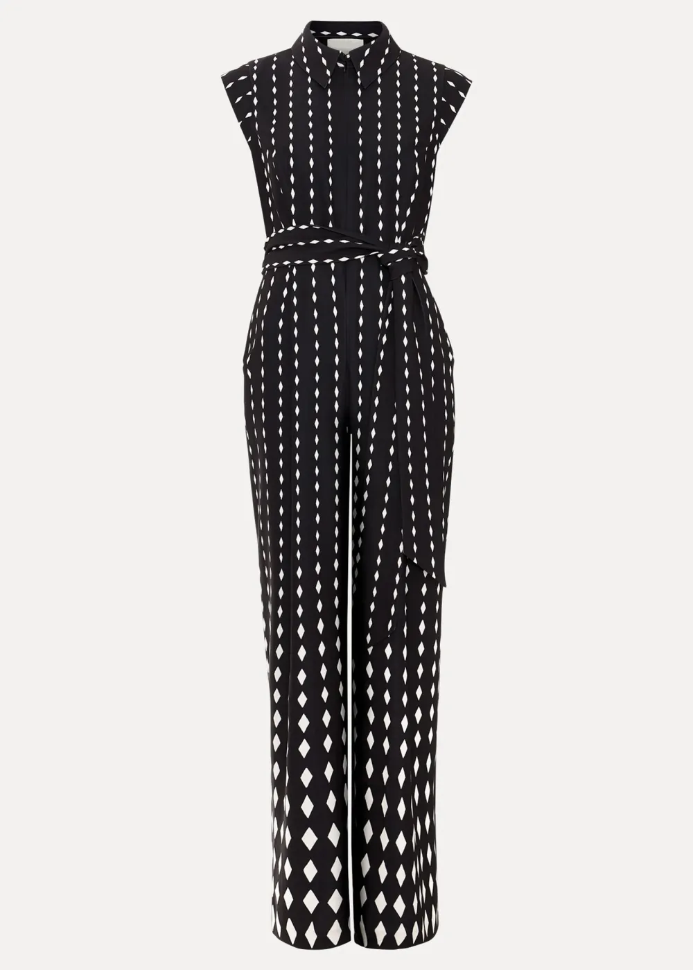 Everyday All-Match Geometric Print Women's Jumpsuit