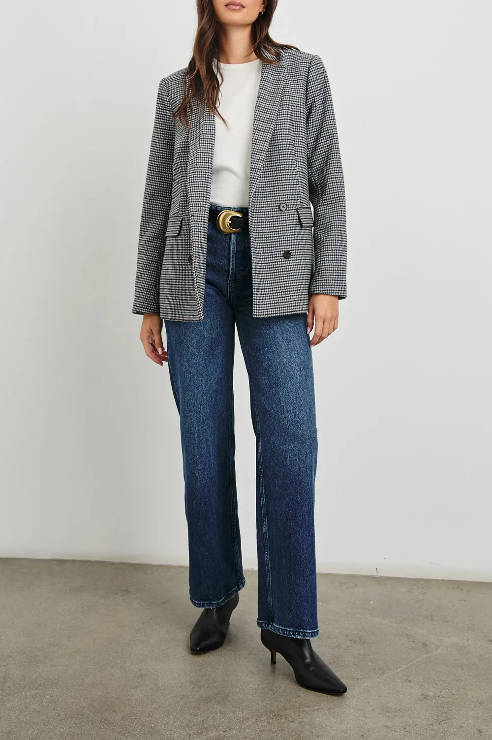 Coarse-Napped Pattern Business Casual Suit
