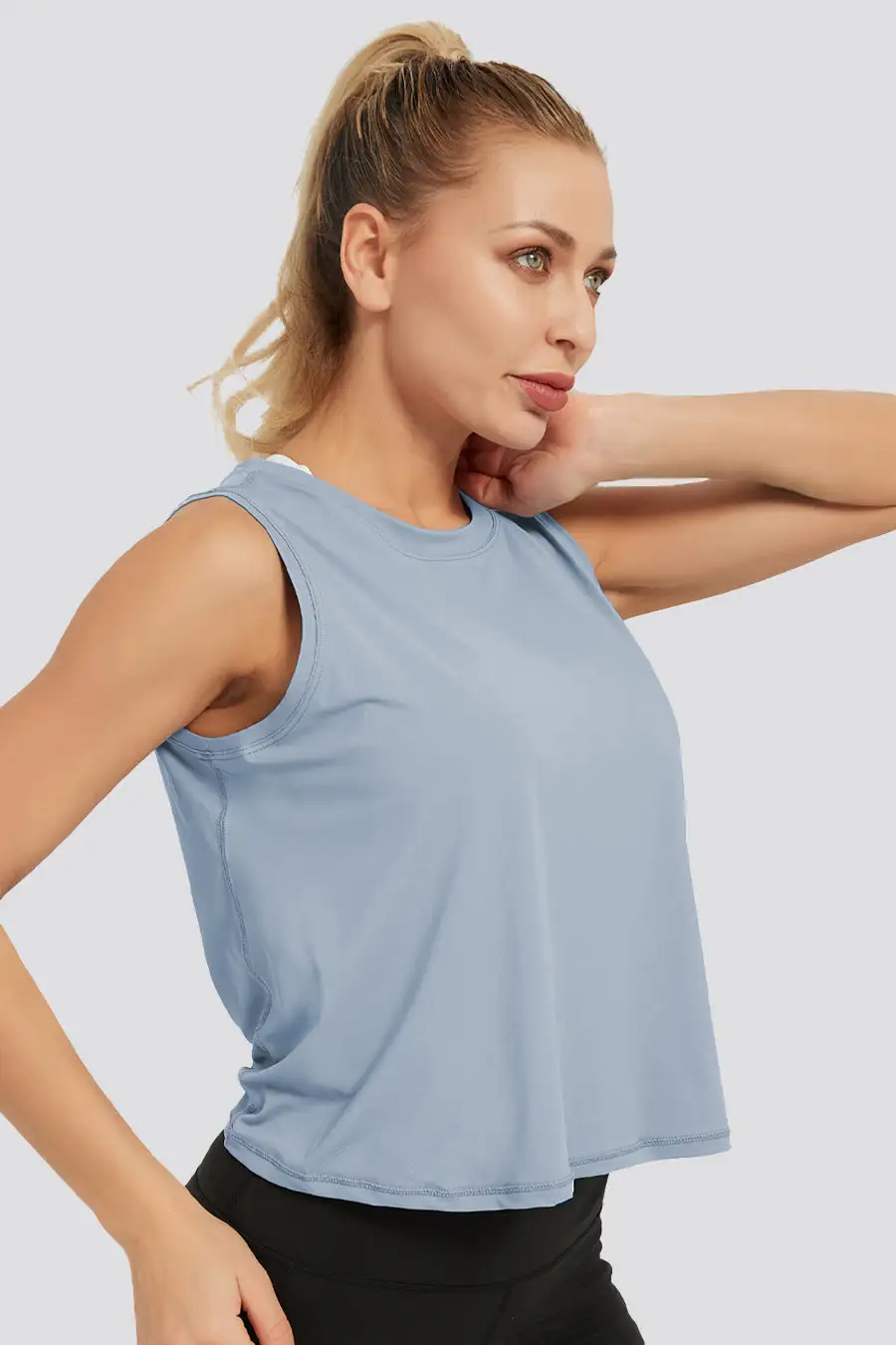 Origin Sleeveless Workout Crop Top