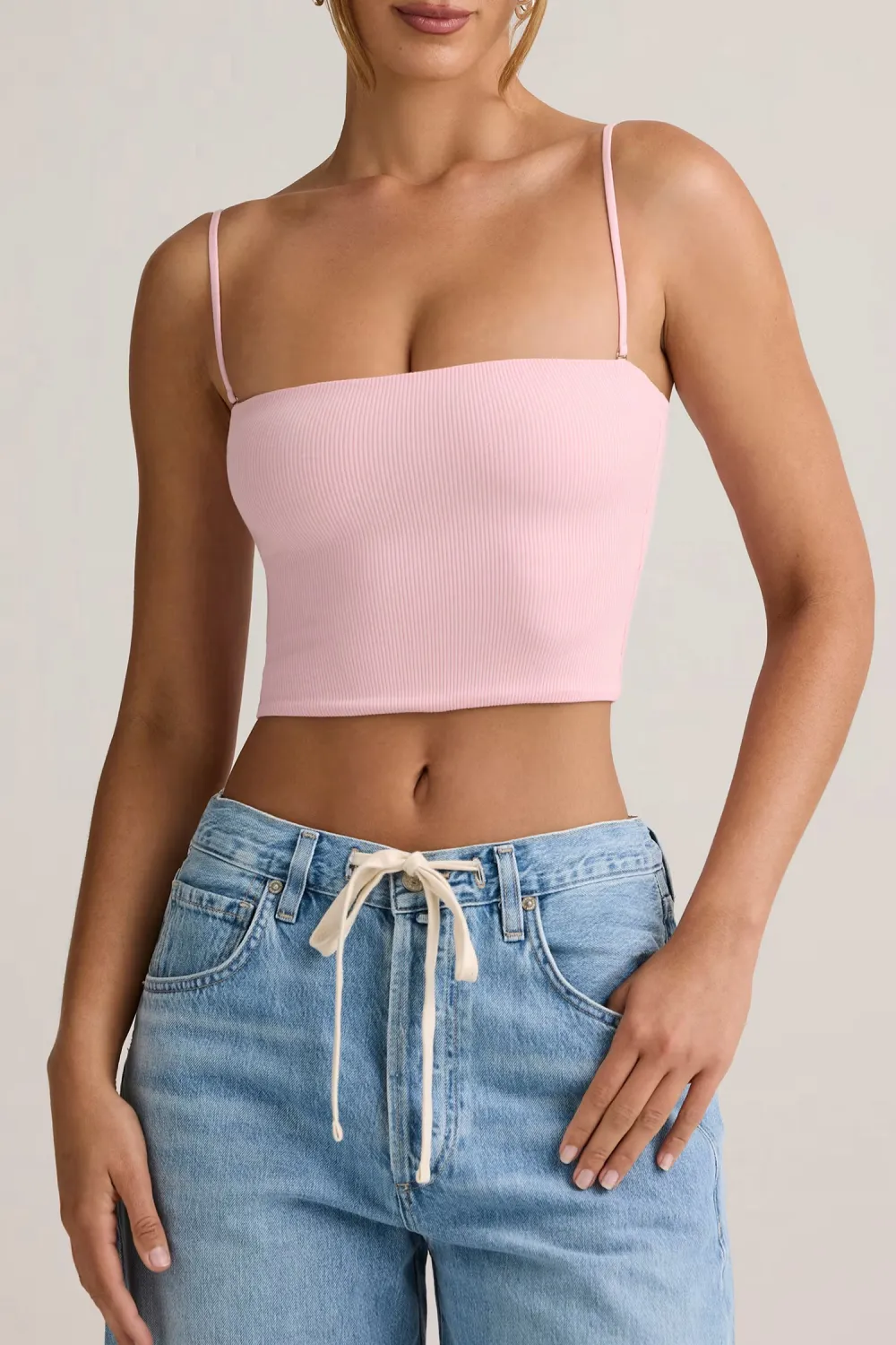 Slim Fit Short Navel-Exposed Ladies Top