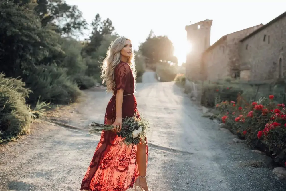 Lace Goddess Boho Maxi Dress