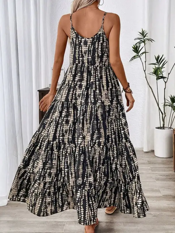 Maxi Scoop Neck Dress