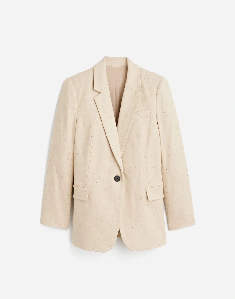 The Button Front Blazer