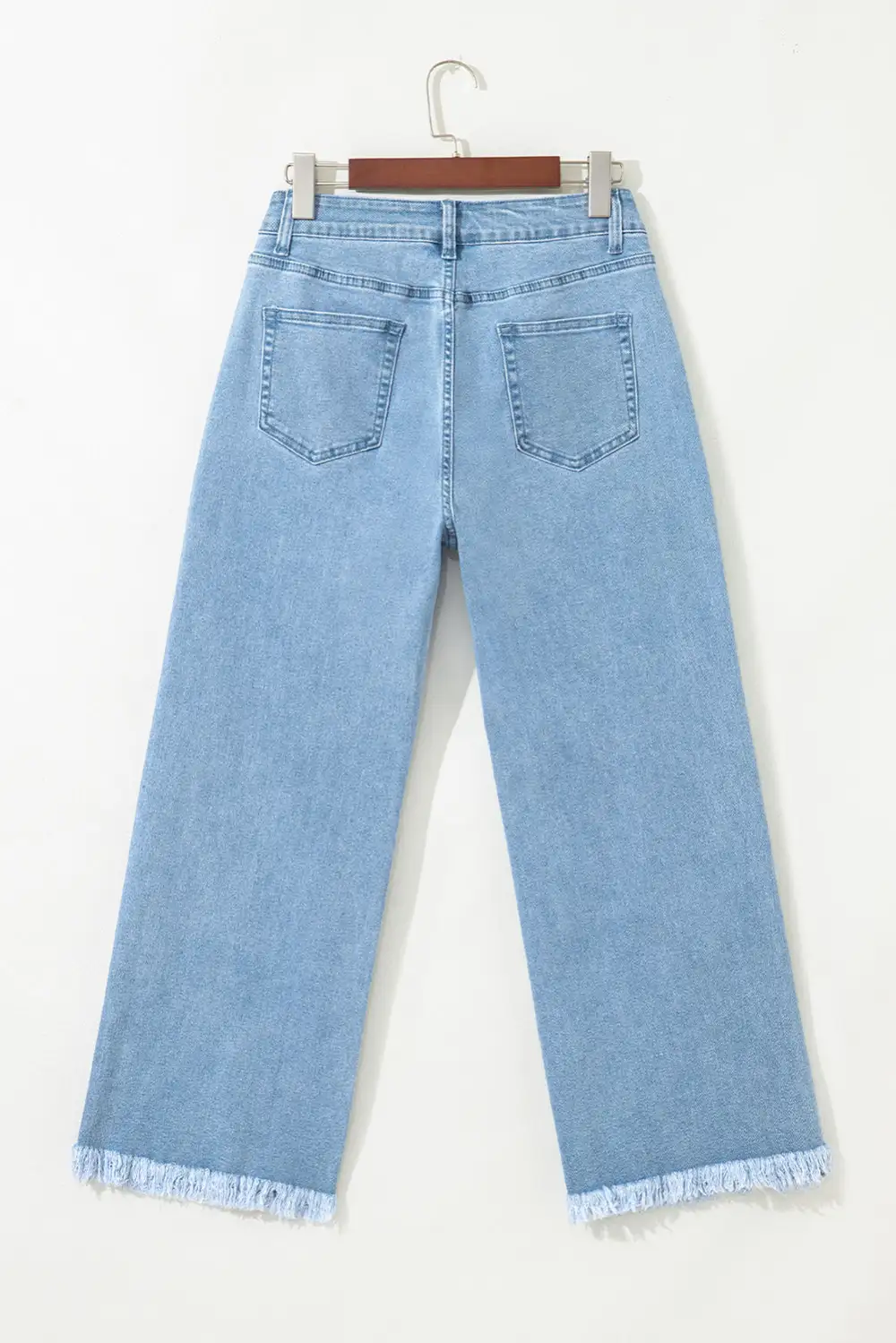 Wide Leg Cropped  High Jeans