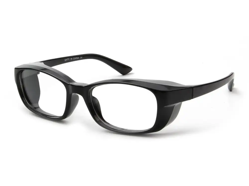 Smooth Glossy Rectangle Frame Sunglasses