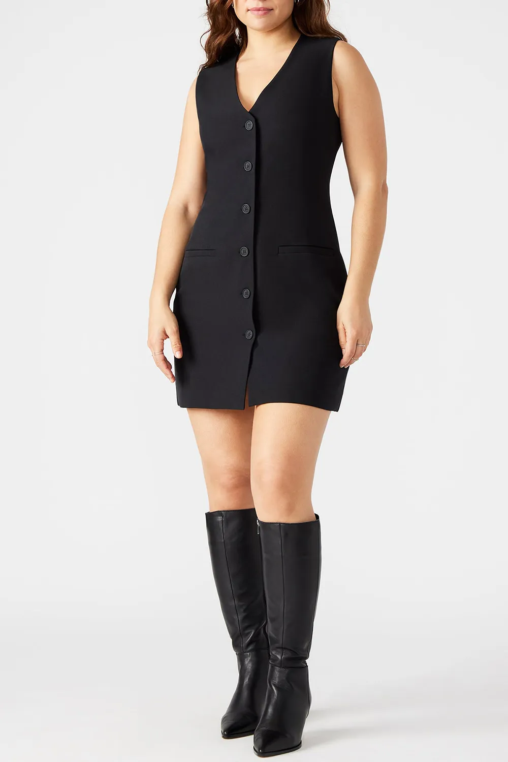 SKINNY DRESS BLACK