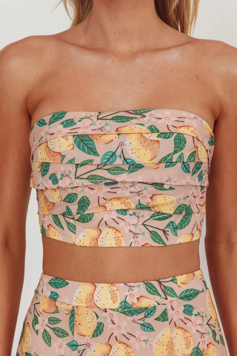 French Style Slim Off-Shoulder Cropped Top
