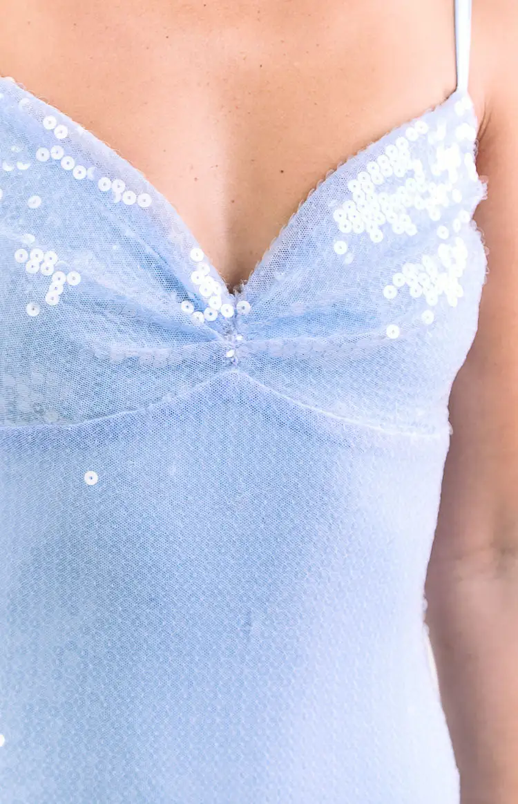 Bodycon Sequin Maxi Dress